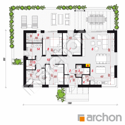 Dom w leszczynowcach 9