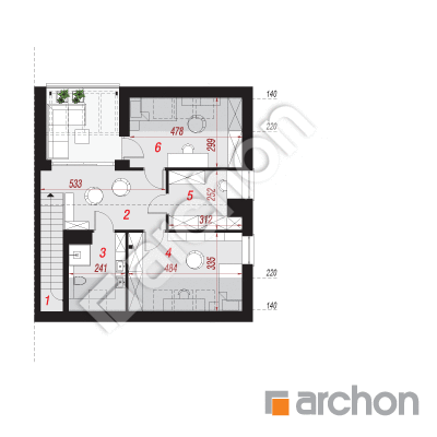 Dom w bratkach 17 (R2B)