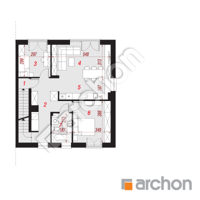 Dom w bratkach 17 (R2B)