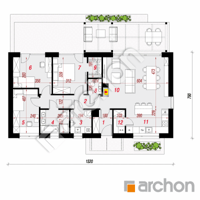 Dom w kosaćcach 2 (N)