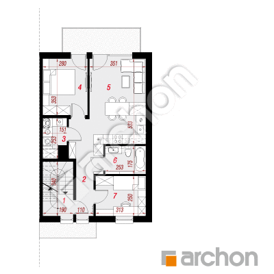 Dom w bratkach 19 (R2BE)