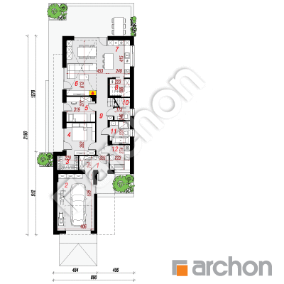 Dom w begoniach 2 (G)