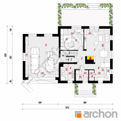 Dom w rododendronach 17 (G2P)