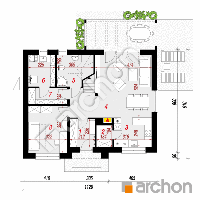 Dom w jabłonkach 20 (E) OZE