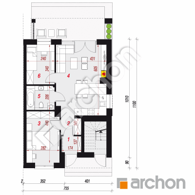 Dom w bratkach 5 (R2BA)