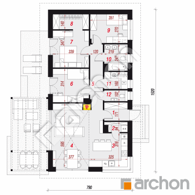 Dom w kosaćcach 17 (A)