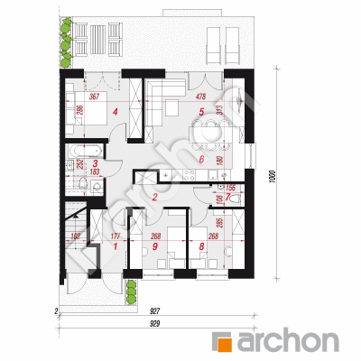 Dom w bratkach 17 (R2B)