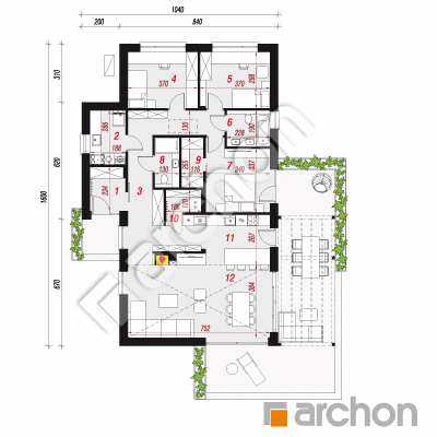 Dom w bukietnicach (E) OZE