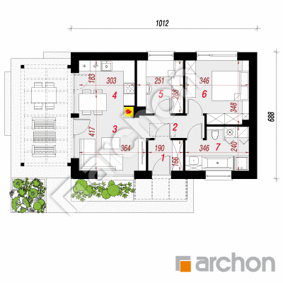 Dom w kosaćcach 5 (N)