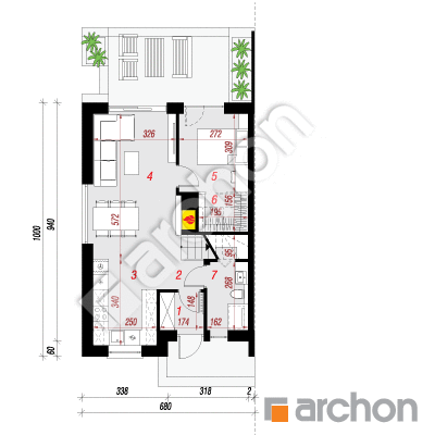 Dom w kurkumie 3 (B)