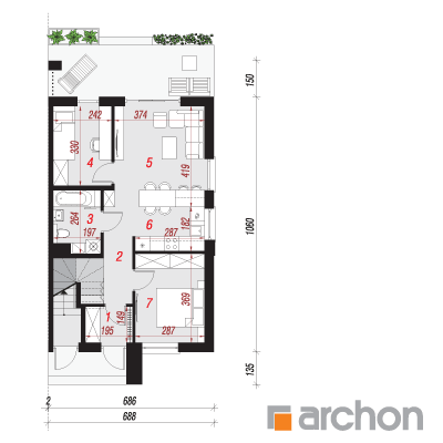 Dom w bratkach 7 (R2B)