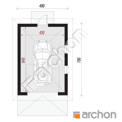 Garaż 1-stanowiskowy G34