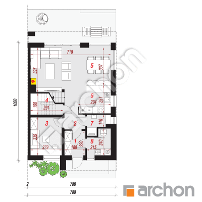 Dom w klematisach 31 (B)
