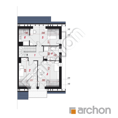 Dom w klematisach 15 (B)