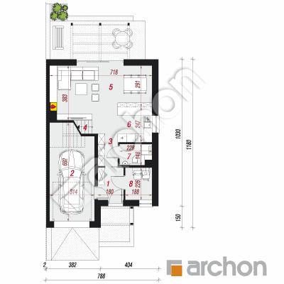 Dom w klematisach 20 (BN)