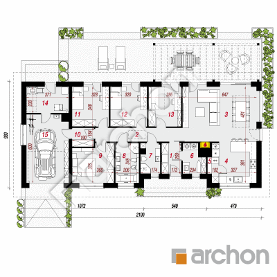 Dom w kosaćcach 16 (G)