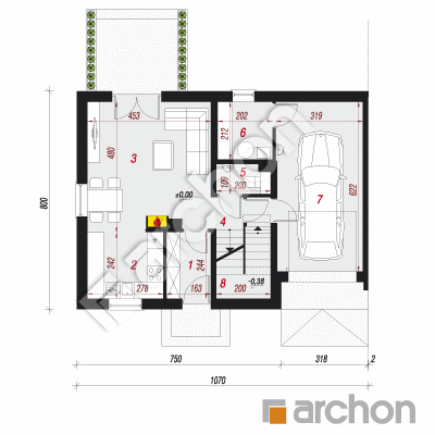 Dom w zimokwiatach 2 (B)